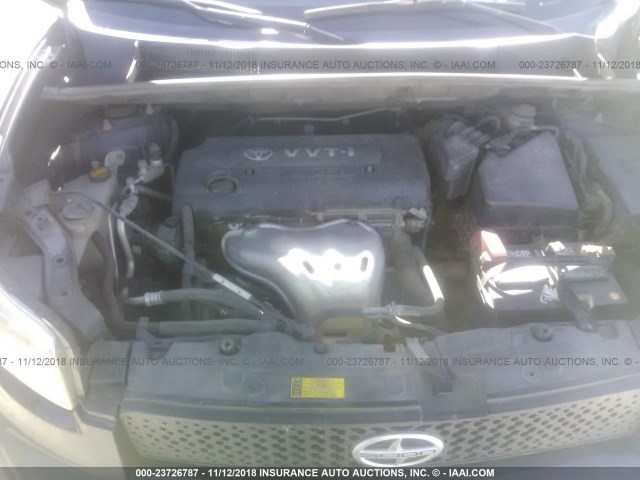 JTLKE50E881038752 - 2008 TOYOTA SCION XB Mavi foto 10