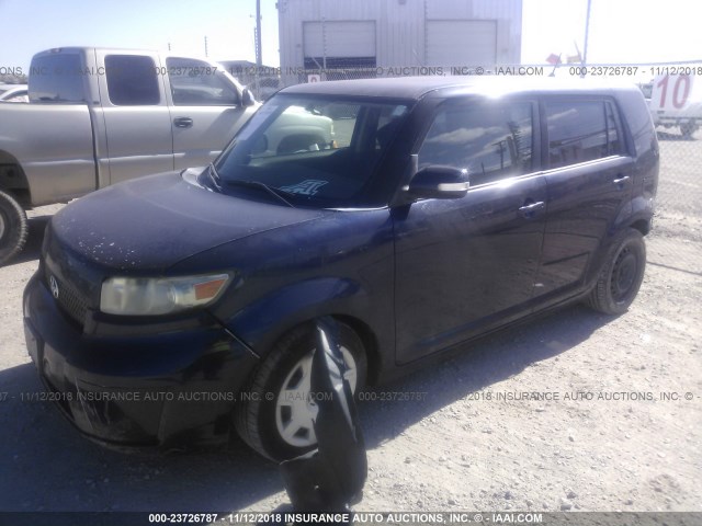 JTLKE50E881038752 - 2008 TOYOTA SCION XB Mavi foto 2