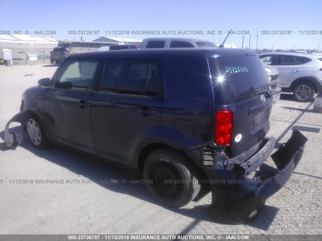 JTLKE50E881038752 - 2008 TOYOTA SCION XB Mavi foto 3