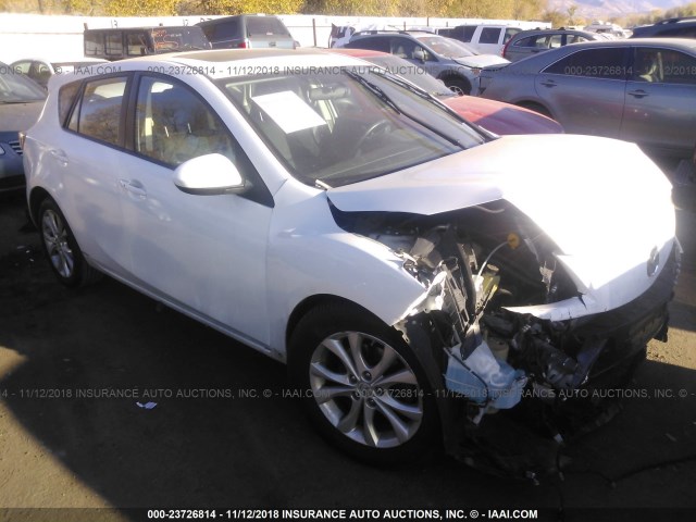 JM1BL1H67A1354608 - 2010 MAZDA 3 S WHITE photo 1