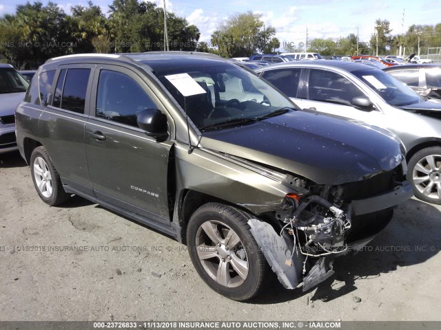 1C4NJCBA4GD518657 - 2016 JEEP COMPASS SPORT GREEN photo 1