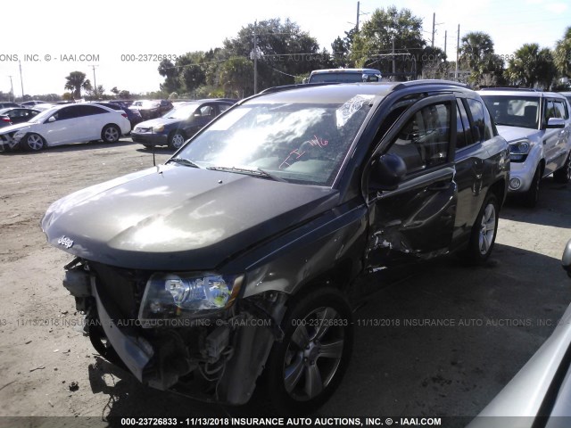 1C4NJCBA4GD518657 - 2016 JEEP COMPASS SPORT GREEN photo 2