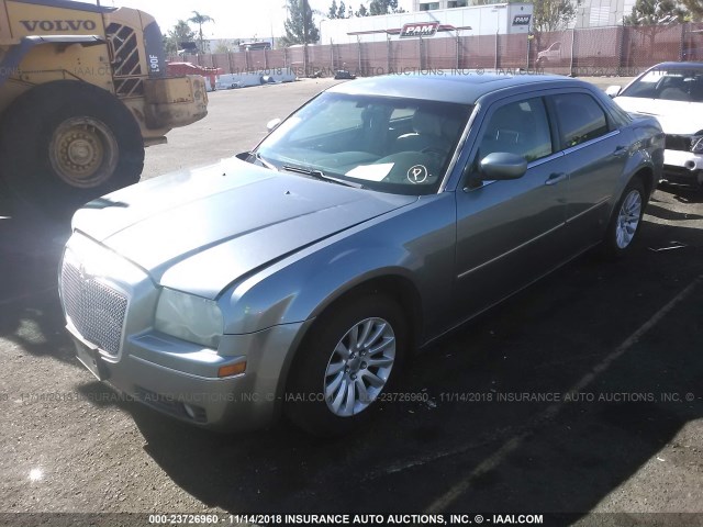 2C3LA53G26H253202 - 2006 CHRYSLER 300 TOURING GRAY photo 2