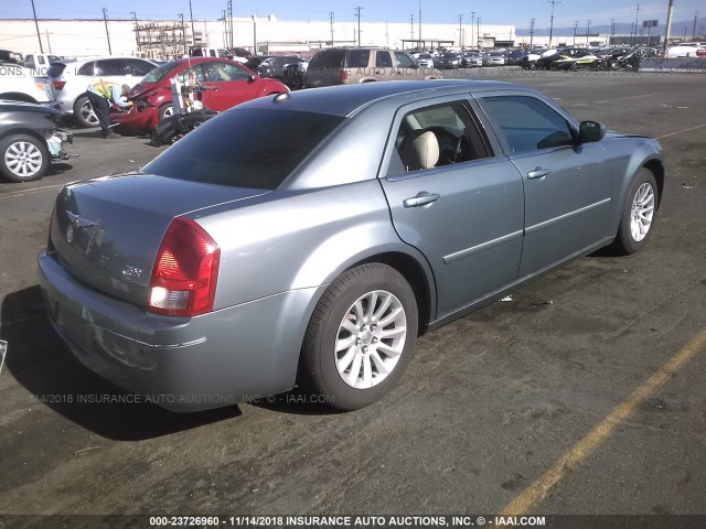 2C3LA53G26H253202 - 2006 CHRYSLER 300 TOURING GRAY photo 4