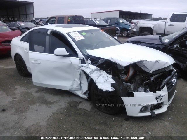 WAUSF78K89N042127 - 2009 AUDI A4 PREMIUM PLUS WHITE photo 1