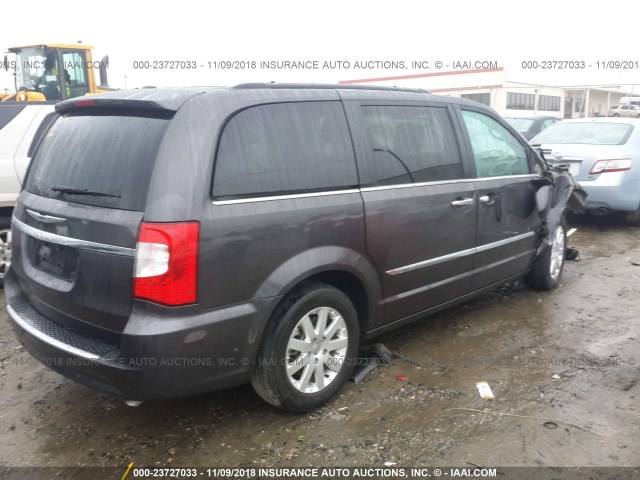 2C4RC1BG9FR726694 - 2015 CHRYSLER TOWN & COUNTRY TOURING GRAY photo 4