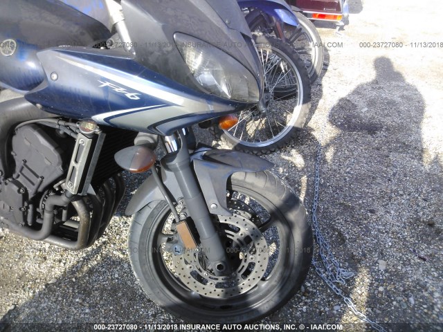 JYARJ13E59A006400 - 2009 YAMAHA FZ6 SHG BLUE photo 5