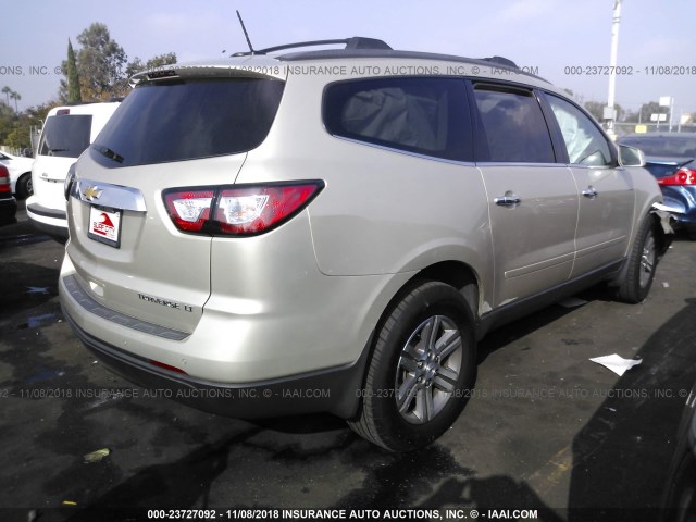 1GNKRGKD7FJ339923 - 2015 CHEVROLET TRAVERSE LT TAN photo 4