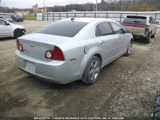 1G1ZD5E01CF273685 - 2012 CHEVROLET MALIBU 2LT SILVER photo 4