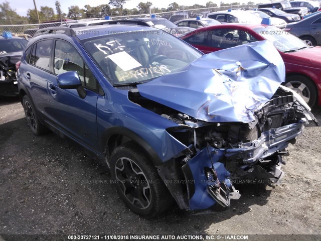 JF2GPAVC0E8307553 - 2014 SUBARU XV CROSSTREK 2.0 PREMIUM BLUE photo 1