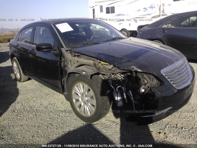 1C3CCBAB9CN167114 - 2012 CHRYSLER 200 LX BLACK photo 1