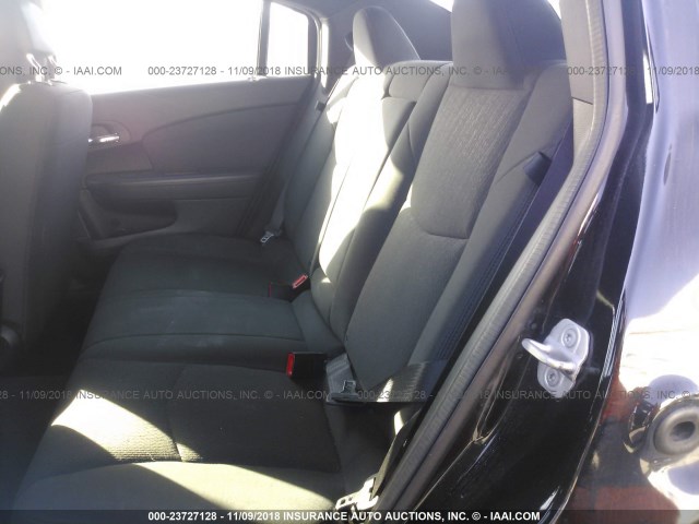 1C3CCBAB9CN167114 - 2012 CHRYSLER 200 LX BLACK photo 8