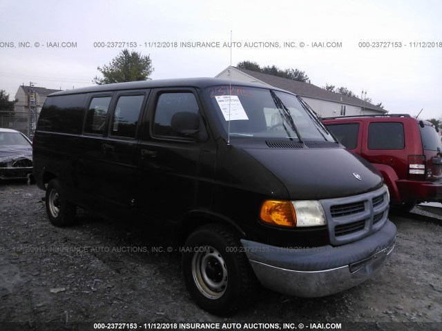 2B7HB11Y4XK572365 - 1999 DODGE RAM VAN B1500 BLACK photo 1