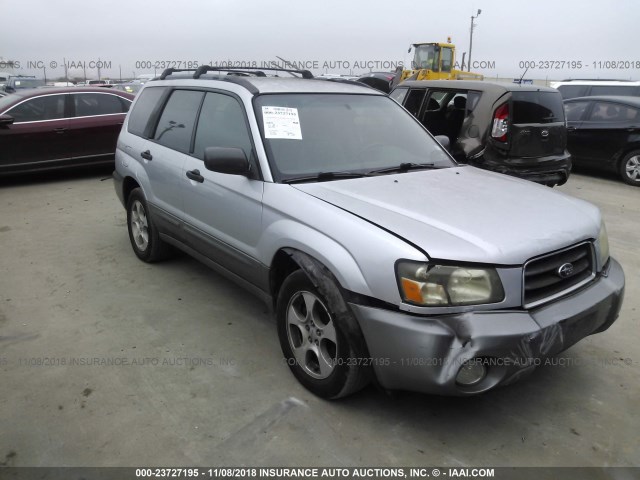 JF1SG65653H771246 - 2003 SUBARU FORESTER 2.5XS SILVER photo 1