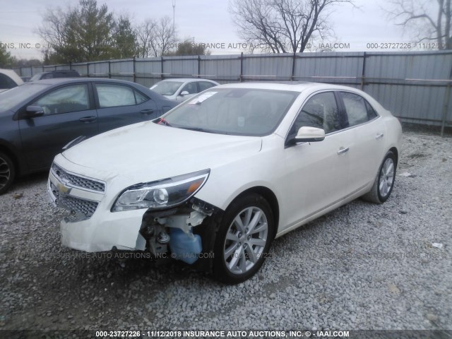 1G11H5SA0DF293653 - 2013 CHEVROLET MALIBU LTZ 白色 照片 2