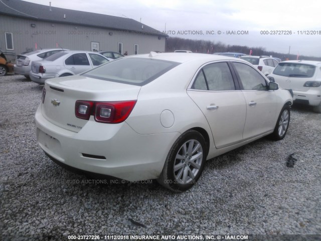 1G11H5SA0DF293653 - 2013 CHEVROLET MALIBU LTZ 白色 照片 4