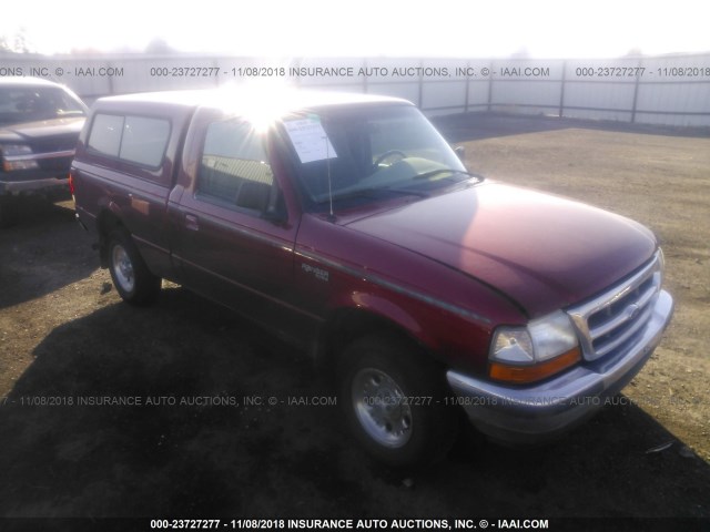 1FTYR10C5WUD08131 - 1998 FORD RANGER BURGUNDY photo 1