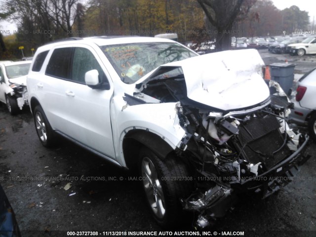 1C4RDJDG4FC177201 - 2015 DODGE DURANGO LIMITED WHITE photo 1