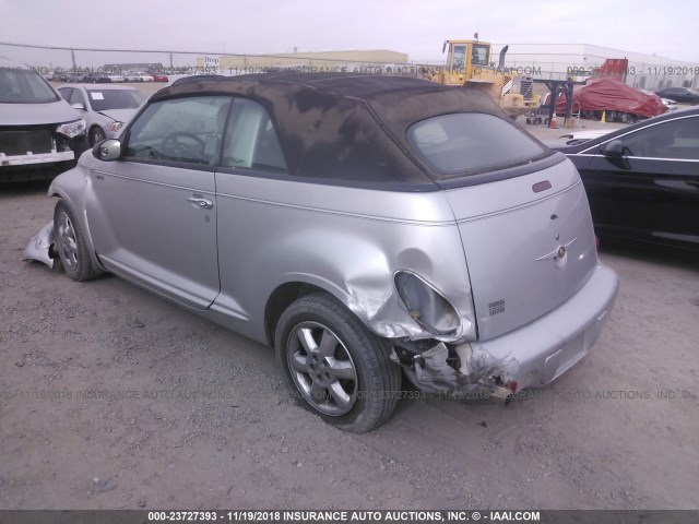 3C3AY55E25T604226 - 2005 CHRYSLER PT CRUISER TOURING SILVER photo 3