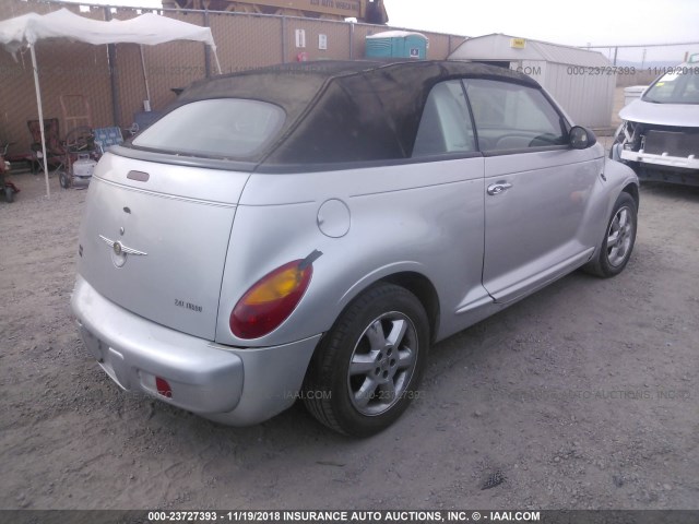 3C3AY55E25T604226 - 2005 CHRYSLER PT CRUISER TOURING SILVER photo 4