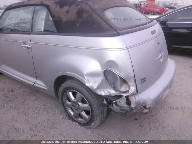 3C3AY55E25T604226 - 2005 CHRYSLER PT CRUISER TOURING SILVER photo 6