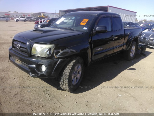5TEUU42N75Z142942 - 2005 TOYOTA TACOMA ACCESS CAB შავი ფოტო 2