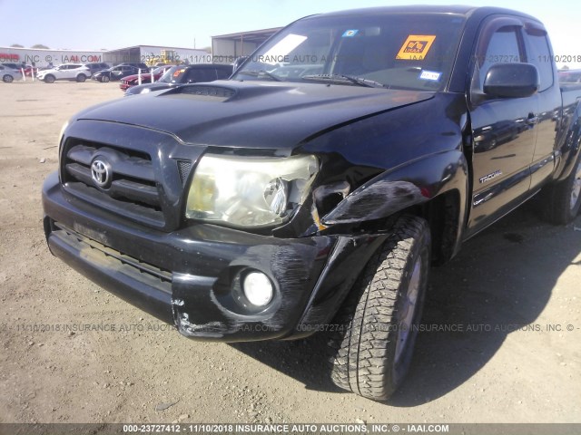 5TEUU42N75Z142942 - 2005 TOYOTA TACOMA ACCESS CAB შავი ფოტო 6