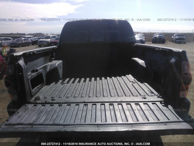 5TEUU42N75Z142942 - 2005 TOYOTA TACOMA ACCESS CAB BLACK photo 8