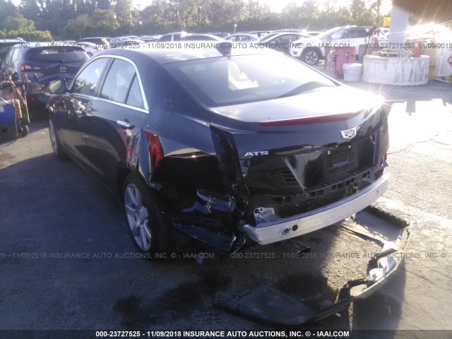 1G6AA5RA3G0197740 - 2016 CADILLAC ATS BLACK photo 3