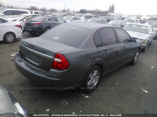 1G1ZT58N18F120452 - 2008 CHEVROLET MALIBU LT/CLASSIC BLACK photo 4