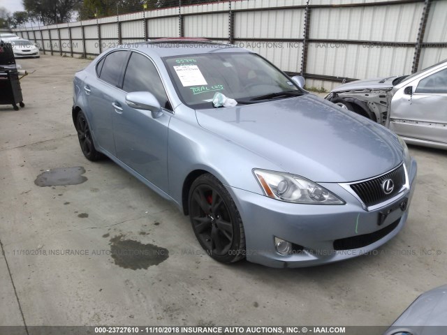 JTHBK262195092239 - 2009 LEXUS IS 250 BLUE photo 1