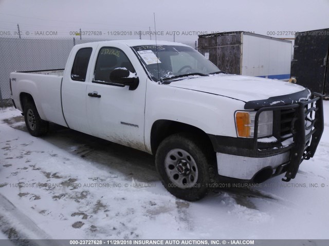 1GTR2TE08DZ225943 - 2013 GMC SIERRA K1500 WHITE photo 1