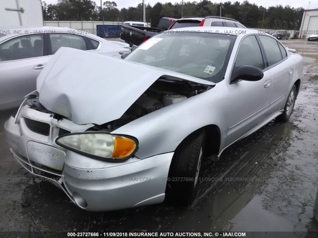 1G2NF52F43C109524 - 2003 PONTIAC GRAND AM SE1 SILVER photo 2