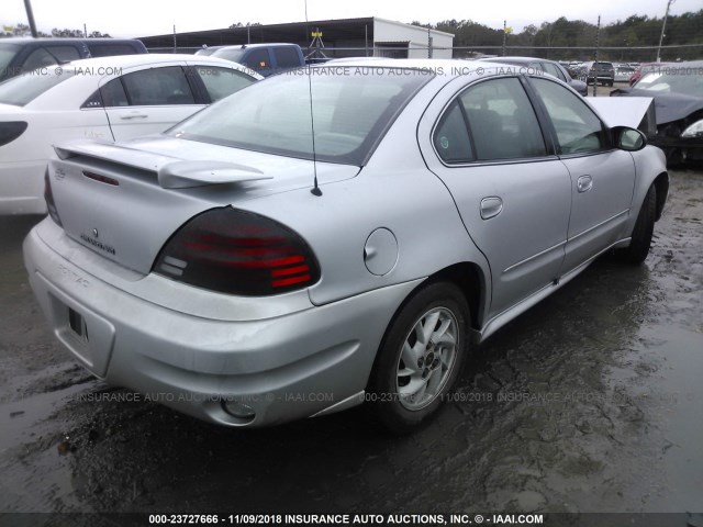 1G2NF52F43C109524 - 2003 PONTIAC GRAND AM SE1 SILVER photo 4