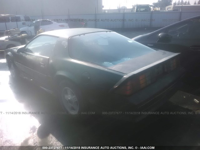 1G1FP23E1NL168107 - 1992 CHEVROLET CAMARO RS BLACK photo 3