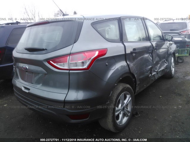 1FMCU0F79EUE37187 - 2014 FORD ESCAPE S GRAY photo 4