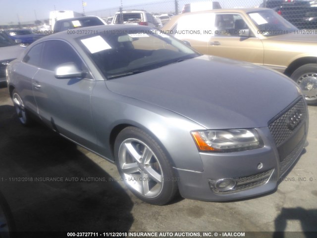 WAUDK78T19A018465 - 2009 AUDI A5 QUATTRO GRAY photo 1