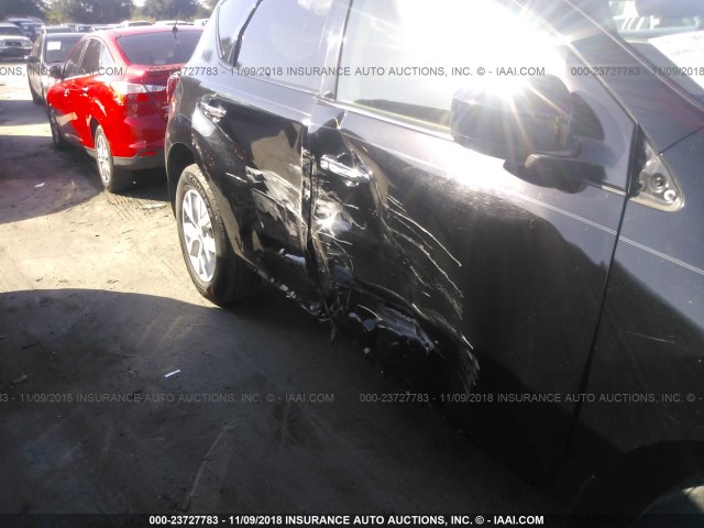 JN8AZ1MU6CW118296 - 2012 NISSAN MURANO S/SL/LE BLACK photo 6