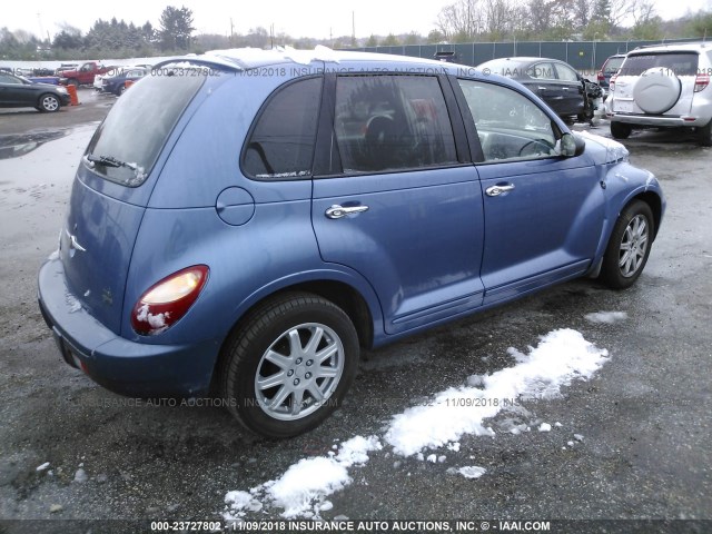 3A4FY58B77T526722 - 2007 CHRYSLER PT CRUISER TOURING BLUE photo 4