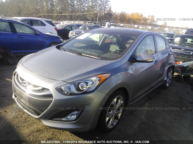 KMHD35LE5DU036581 - 2013 HYUNDAI ELANTRA GT GRAY photo 2