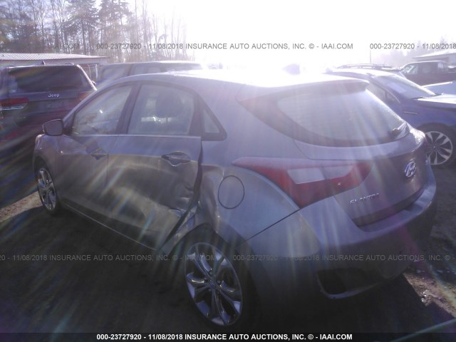 KMHD35LE5DU036581 - 2013 HYUNDAI ELANTRA GT GRAY photo 3