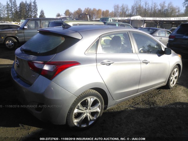 KMHD35LE5DU036581 - 2013 HYUNDAI ELANTRA GT GRAY photo 4