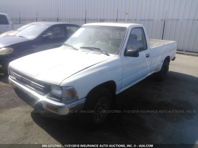 JT4RN82P4M5036283 - 1991 TOYOTA PICKUP 1/2 TON LONG WHEELBASE DLX WHITE photo 2