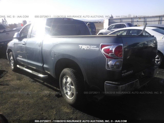 5TFBV54178X034059 - 2008 TOYOTA TUNDRA DOUBLE CAB/DOUBLE CAB SR5 Dark Blue photo 3