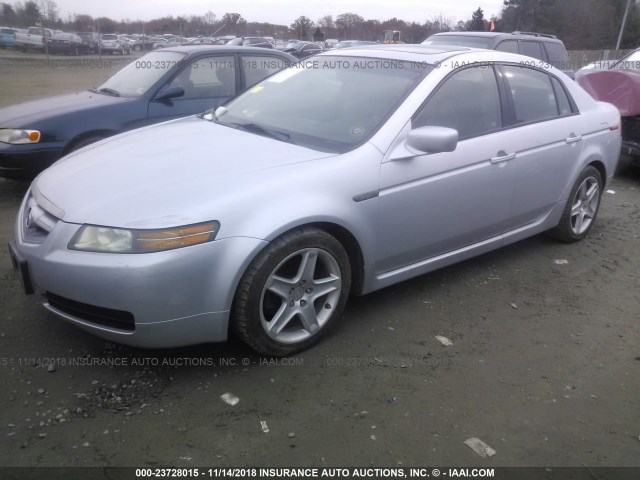 19UUA66254A015119 - 2004 ACURA TL SILVER photo 2