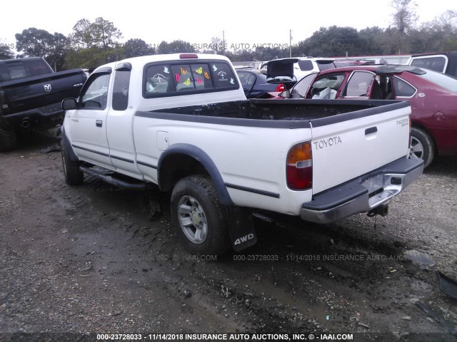 4TAWN72N2YZ628772 - 2000 TOYOTA TACOMA XTRACAB WHITE photo 3