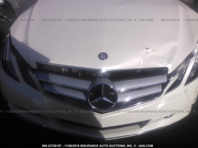 WDDKK5KF9DF211353 - 2013 MERCEDES-BENZ E 350 WHITE photo 6