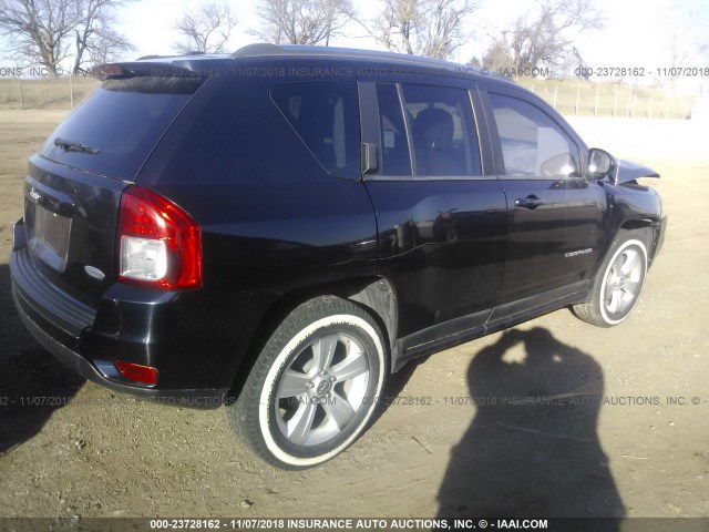 1J4NF1FB8BD219197 - 2011 JEEP COMPASS SPORT BLUE photo 4