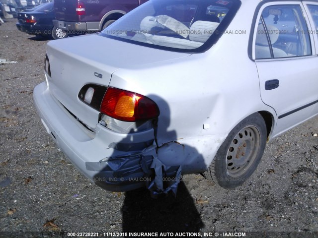 1NXBR12E5YZ407664 - 2000 TOYOTA COROLLA VE/CE/LE SILVER photo 6