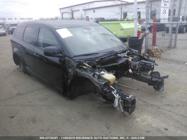 3C4PDDEGXFT740747 - 2015 DODGE JOURNEY R/T BLACK photo 1